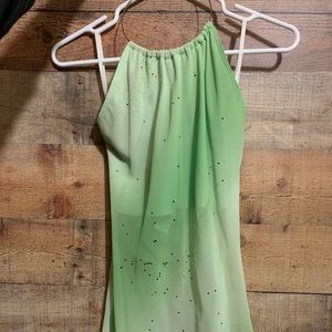 Green Halter Top